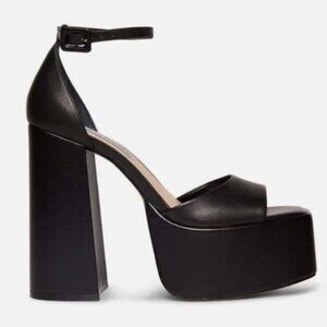 Steve Madden Women's Kassiani Black Platform Mary Jane Heels (Size US 9)